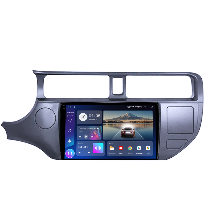 Navigatie dedicata Kia Rio 2011-2017, 4GB RAM 64GB ROM, Octacore, Android 14, Display QLED 9", DSP, Carplay&Android Auto, SIM 4G, Ventilator Activ [2]