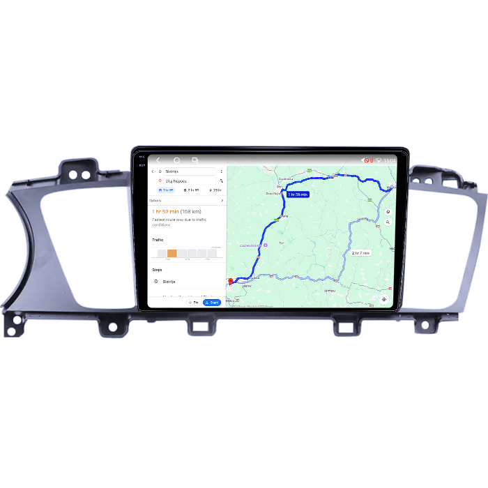 Navigatie dedicata Kia K7 Cadenza 2013-2017, 4GB RAM 64GB ROM, Procesor Qualcomm Octacore, Android 14, Rezolutie 2K, Display QLED 9", DSP, Carplay&Android Auto, SIM 4G [5]