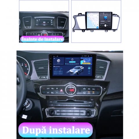 Navigatie dedicata Kia K7 Cadenza 2013-2017, 4GB RAM 64GB ROM, Quad Core, Display 9" QLED 1K, Carplay, Android 14, Bluetooth, Magazin Play, Suport Camere AHD [2]