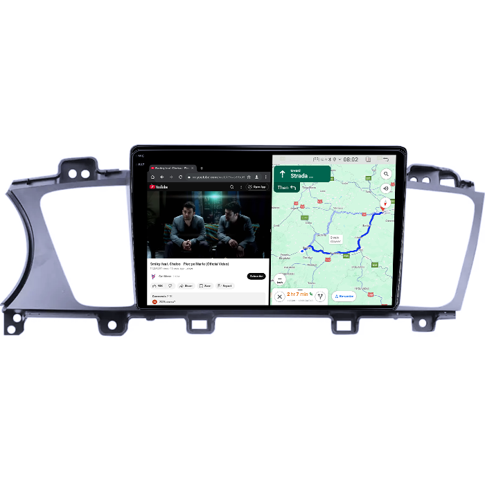 Navigatie dedicata Kia K7 Cadenza 2013-2017, 4GB RAM 64GB ROM, Quad Core, Display 9" QLED 1K, Carplay, Android 14, Bluetooth, Magazin Play, Suport Camere AHD [5]