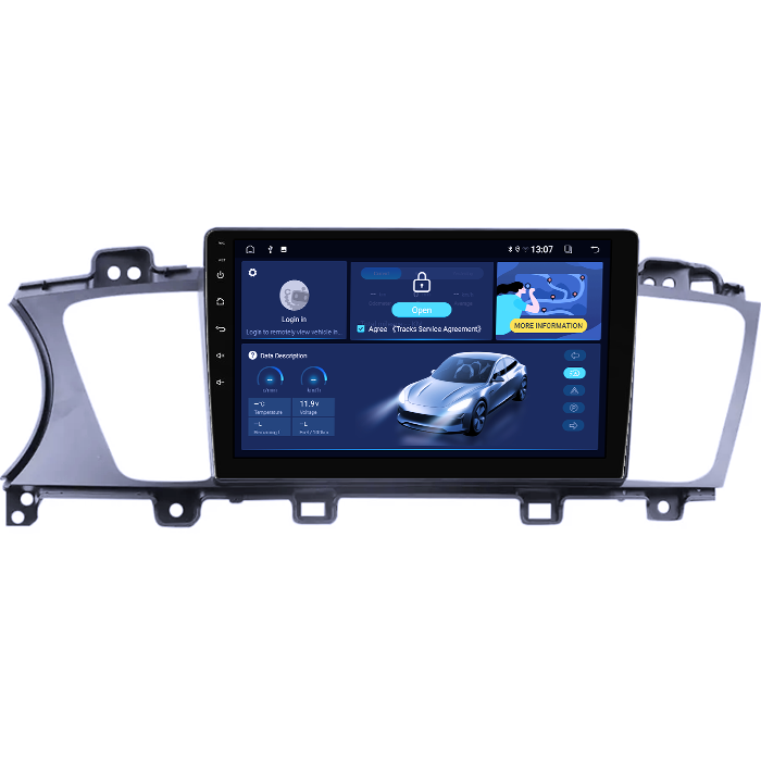 Navigatie dedicata Kia K7 Cadenza 2013-2017, 8GB RAM 128GB ROM, Octacore, Platforma TS18, Android 13, Display QLED 9”, Suporta camera 360º, DSP, Carplay&Android Auto, SIM 4G, Ventilator Activ [2]