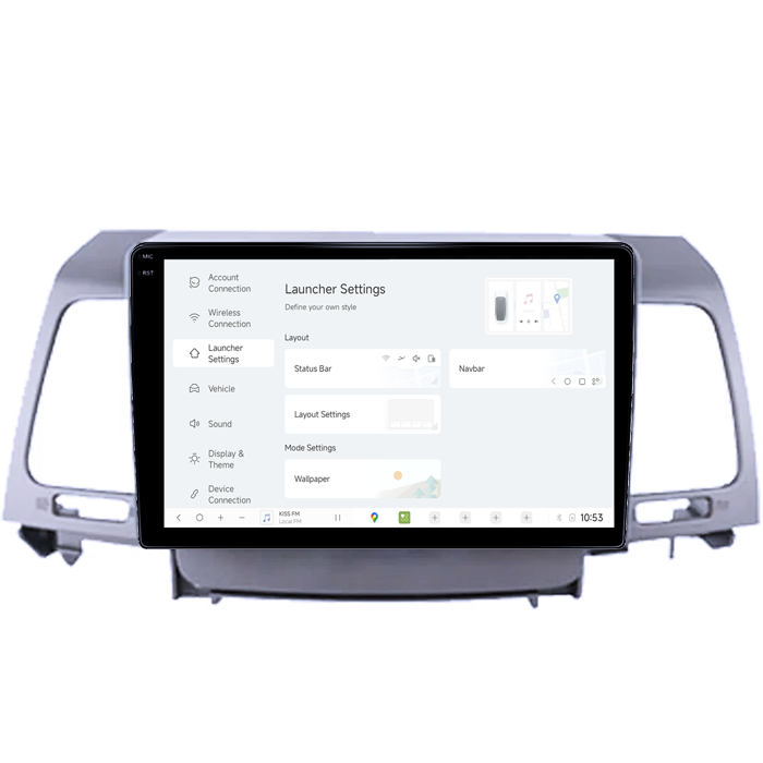 Navigatie dedicata Kia Opirus 2007-2008, DUDU3, 4GB RAM 64GB ROM, Octacore, Platforma 8581, Android, Display QLED 9", DSP, Carplay&AndroidAuto [5]
