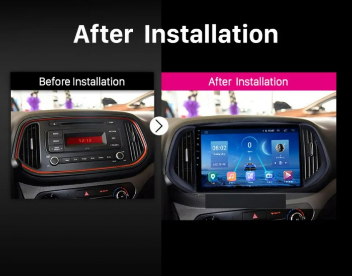 Navigatie dedicata Kia KX3 2014-2016 , 4GB RAM 32GB ROM, Octacore, Android 14, Display QLED 10", DSP, Carplay&Android Auto, SIM 4G, Bluetooth, Ventilator Activ [3]