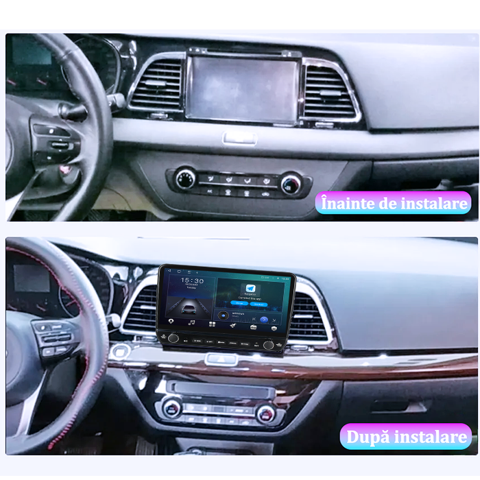 Navigatie dedicata Kia K4 2014 Tesla cu butoane rotative model 2024, 4GB RAM 64GB ROM, Procesor Quadcore, Android 14, Display QLED 10", DSP, Carplay&Android Auto [7]