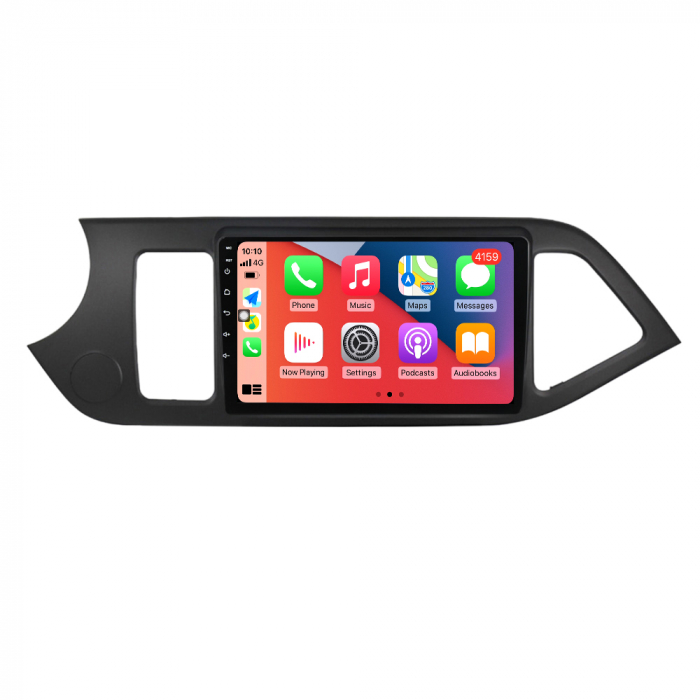 Navigatie dedicata Kia Morning Picanto 2011-2017, Black, 4 GB RAM 32 ROM, Android 13, Display QLED, 9",DSP, Carplay, Android Auto, Internet, Youtube , Waze , WI-FI , USB , Bluetooth , [2]