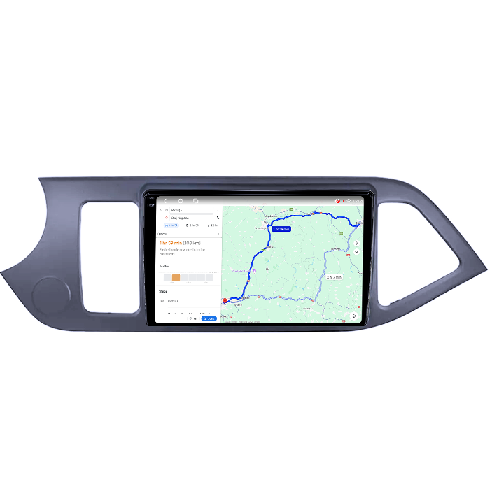 Navigatie dedicata Kia Morning Picanto 2011-2017, Black, 4GB RAM 64GB ROM, Octacore, Android 14, Display QLED 1K 9", Carplay&Android Auto, SIM 4G, Ventilator Activ [4]