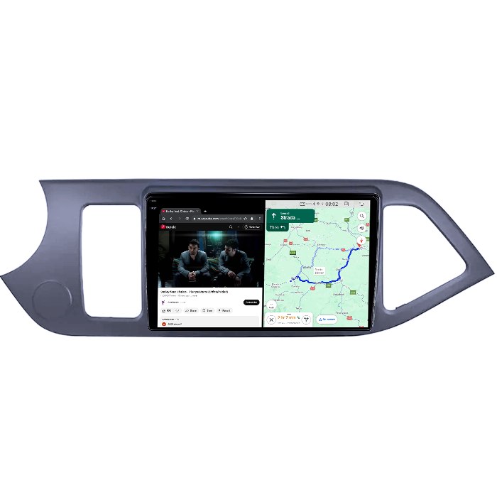 Navigatie dedicata Kia Morning Picanto 2011-2017, Black, 4GB RAM 64GB ROM, Quad Core, Display 9" QLED 1K, Carplay, Android 14, Bluetooth, Magazin Play, Suport Camere AHD [6]