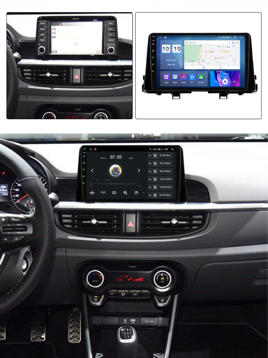Navigatie dedicata KIA Morning picanto 2017-2020, 4GB RAM 32 ROM, Android 13,Display QLED, 9",DSP, Carplay, Android Auto, Internet, Youtube , Waze , WI-FI , USB , Bluetooth [4]