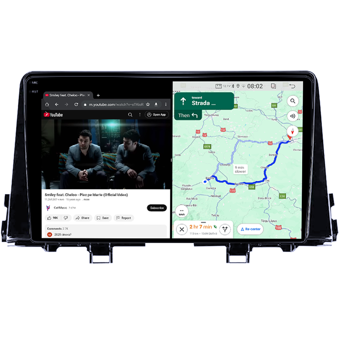 Navigatie dedicata KIA Morning picanto 2017-2020, 4GB RAM 64GB ROM, Quad Core, Display 9" QLED 1K, Carplay, Android 14, Bluetooth, Magazin Play, Suport Camere AHD [6]