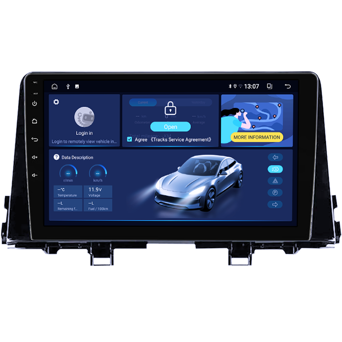 Navigatie dedicata KIA Morning picanto 2017-2020, 8GB RAM 128GB ROM, Octacore, Platforma TS18, Android 13, Display QLED 9”, Suporta camera 360º, DSP, Carplay&Android Auto, SIM 4G, Ventilator Activ [2]