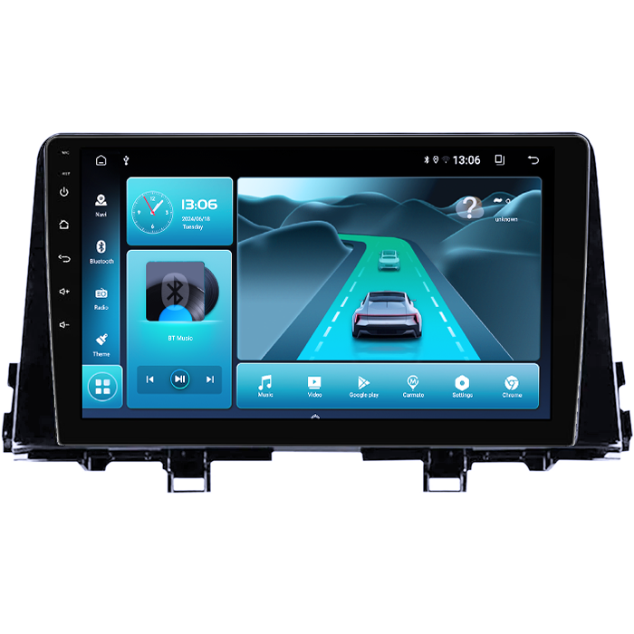 Navigatie dedicata KIA Morning picanto 2017-2020, 8GB RAM 128GB ROM, Octacore, Platforma TS18, Android 13, Display QLED 9”, Suporta camera 360º, DSP, Carplay&Android Auto, SIM 4G, Ventilator Activ [3]