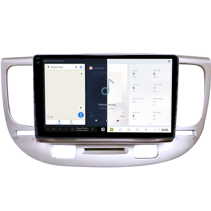 Navigatie dedicata Kia Rio2 2005-2011, DUDU3, 4GB RAM 64GB ROM, Octacore, Platforma 8581, Android, Display QLED 9", DSP, Carplay&AndroidAuto [2]