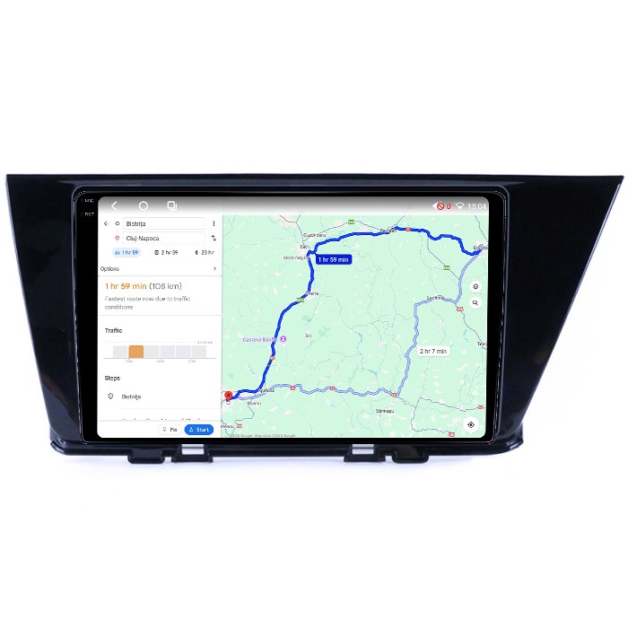 Navigatie dedicata Kia Niro 2016-2019, 4GB RAM 32GB ROM, Octacore, Android 14, Display QLED 1K 9", DSP, Carplay&Android Auto, SIM 4G, Bluetooth, Ventilator Activ [5]