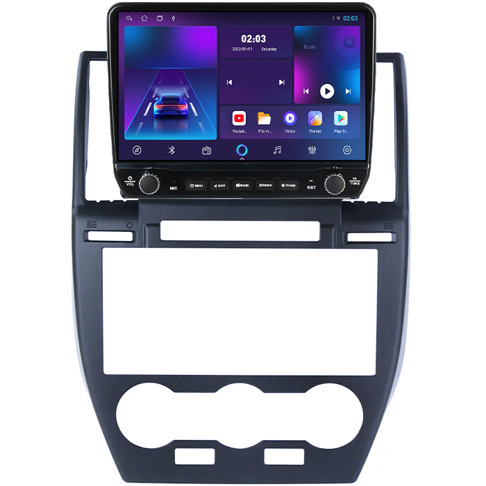 Navigatie dedicata Land Rover Freelander (2007-2012) Tesla cu butoane rotative model 2024, 4GB RAM 64GB ROM, Procesor Quadcore, Android 14, Display QLED 10", DSP, Carplay&Android Auto [5]