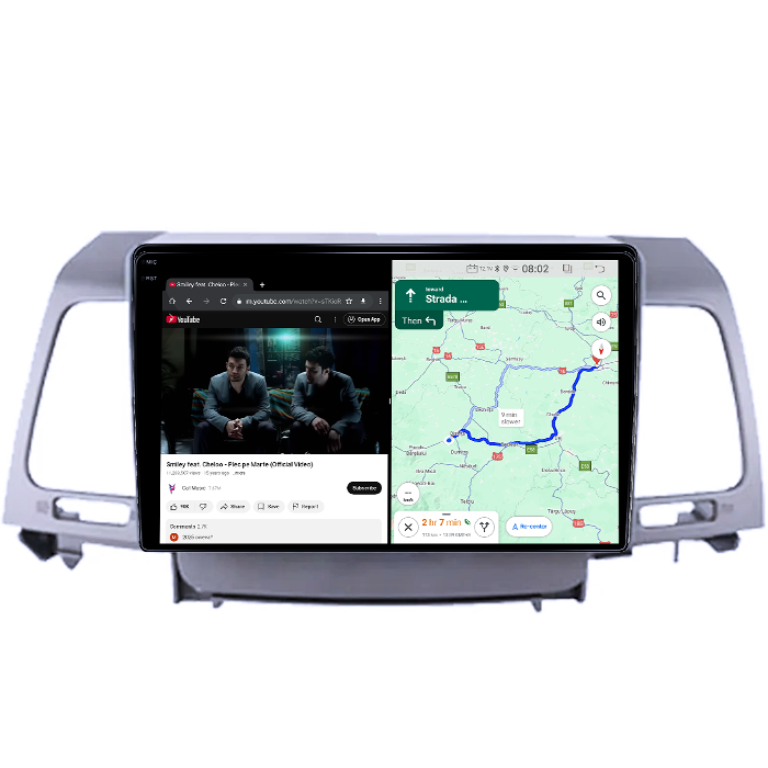 Navigatie dedicata Kia Opirus 2007-2008, 4GB RAM 64GB ROM, Quad Core, Display 9" QLED 1K, Carplay, Android 14, Bluetooth, Magazin Play, Suport Camere AHD [4]