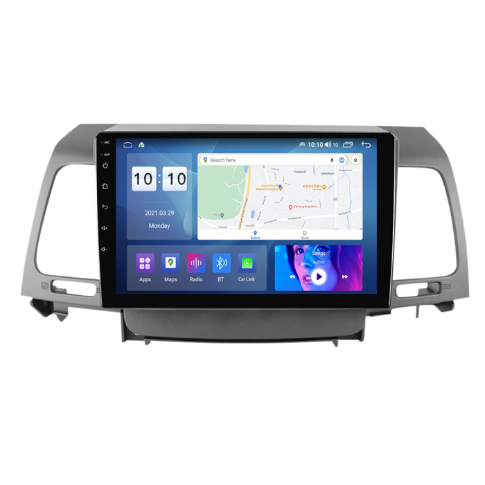 Navigatie dedicata Kia Opirus 2007-2008, Black, 4GB RAM 32 ROM, Android 13, Display QLED, 9",DSP, Carplay, Android Auto, Internet, Youtube , Waze , WI-FI , USB , Bluetooth , Mirrorlin [3]