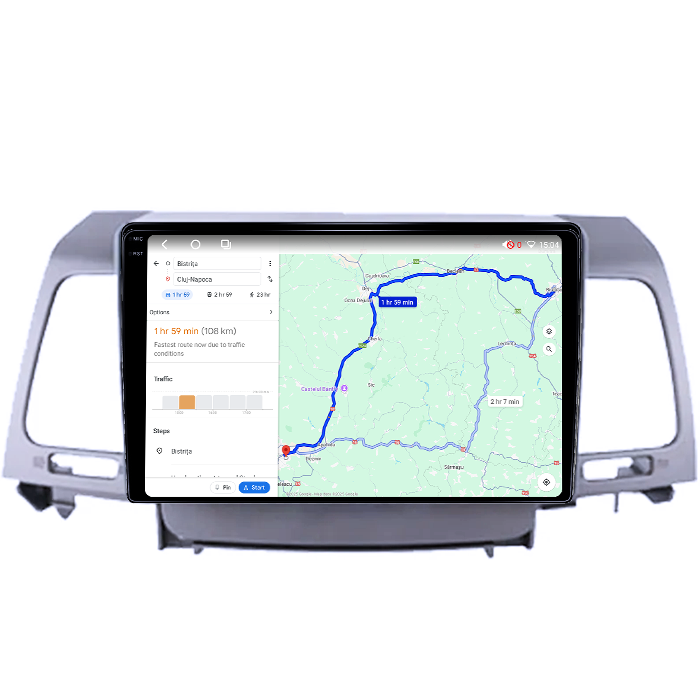 Navigatie dedicata Kia Opirus 2007-2008, Black, 4GB RAM 64GB ROM, Octacore, Android 14, Display QLED 1K 9", Carplay&Android Auto, SIM 4G, Ventilator Activ [4]