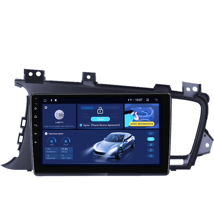 Navigatie dedicata Kia Optima 2011-2014, 8GB RAM 128GB ROM, Octacore, Platforma TS18, Android 13, Display QLED 9”, Suporta camera 360º, DSP, Carplay&Android Auto, SIM 4G, Ventilator Activ [2]