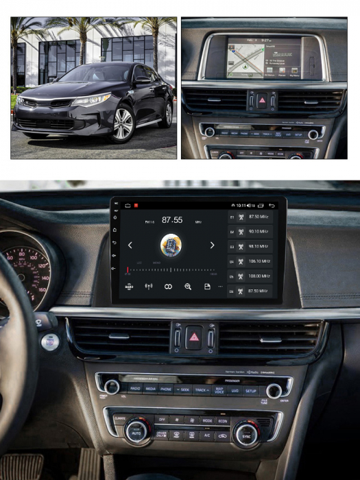 Navigatie dedicata KIA Optima 4 JF 2015-2020, 4GB RAM 64GB ROM, Octacore, Android 13, Display QLED 10", DSP, Carplay, Android Auto, Internet, Youtube, Waze, WIFI, Bluetooth [6]