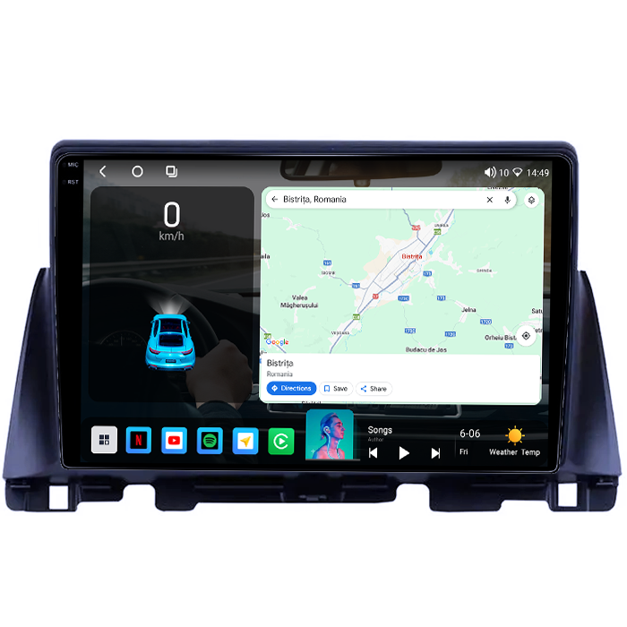 Navigatie dedicata KIA Optima 4 JF 2015-2020, 4GB RAM 64GB ROM, Octacore, Android 14, Display QLED 1K 10", Carplay&Android Auto, SIM 4G, Ventilator Activ [2]