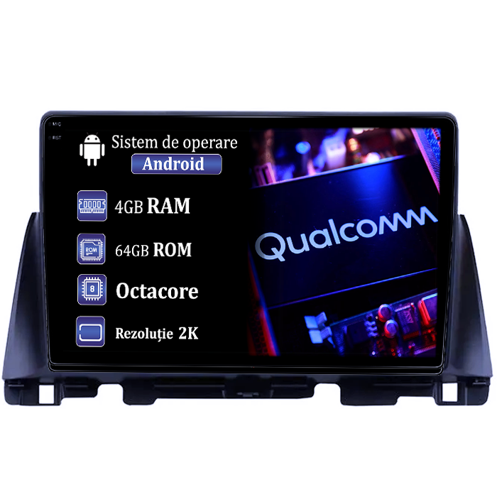 Navigatie dedicata KIA Optima 4 JF 2015-2020, 4GB RAM 64GB ROM, Procesor Qualcomm Octacore, Android 14, Rezolutie 2K, Display QLED 10", DSP, Carplay&Android Auto, SIM 4G [1]