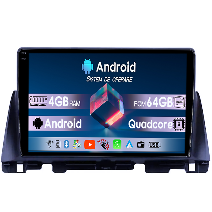 Navigatie dedicata KIA Optima 4 JF 2015-2020, 4GB RAM 64GB ROM, Quad Core, Display 10" QLED 1K, Carplay, Android 14, Bluetooth, Magazin Play, Suport Camere AHD [3]
