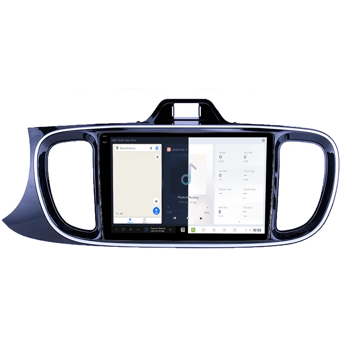 Navigatie dedicata Kia Pegas 2018-2020, DUDU3, 4GB RAM 64GB ROM, Octacore, Platforma 8581, Android, Display QLED 9", DSP, Carplay&AndroidAuto [2]
