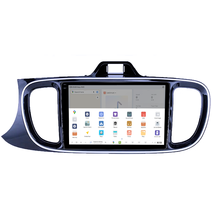 Navigatie dedicata Kia Pegas 2018-2020, DUDU3, 4GB RAM 64GB ROM, Octacore, Platforma 8581, Android, Display QLED 9", DSP, Carplay&AndroidAuto [3]