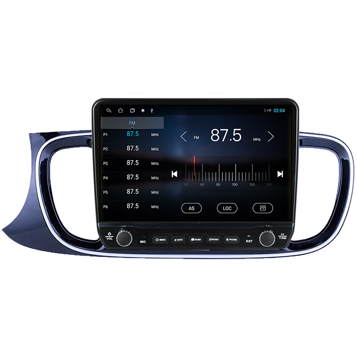 Navigatie dedicata Kia Pegas 2018-2020 Tesla cu butoane rotative model 2024, 4GB RAM 64GB ROM, Procesor Quadcore, Android 14, Display QLED 10", DSP, Carplay&Android Auto [3]