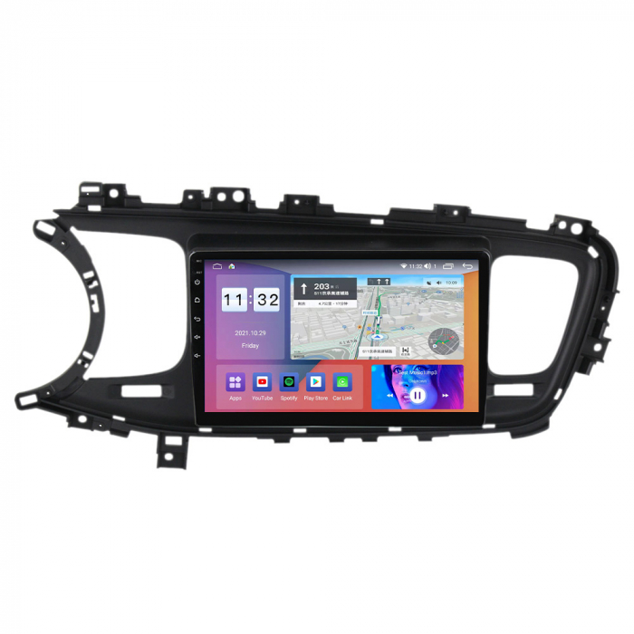 Navigatie dedicata Kia Optima K5 2013-2015, Black, 4GB RAM 32 ROM, Android 13, Display QLED, 9",DSP, Carplay, Android Auto, Internet, Youtube , Waze , WI-FI , USB , Bluetooth , Mirror [4]