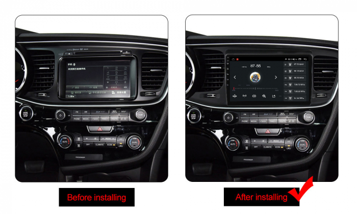 Navigatie dedicata Kia Optima K5 2013-2015, Black, 4GB RAM 32 ROM, Android 13, Display QLED, 9",DSP, Carplay, Android Auto, Internet, Youtube , Waze , WI-FI , USB , Bluetooth , Mirror [5]
