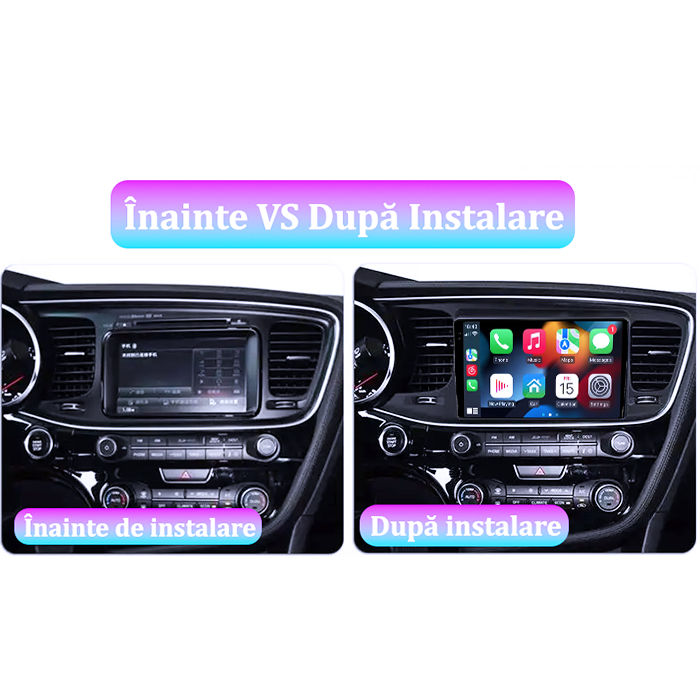 Navigatie dedicata Kia Optima K5 2013-2015, Black, 4GB RAM 64GB ROM, Procesor Qualcomm Octacore, Android 14, Rezolutie 2K, Display QLED 9", DSP, Carplay&Android Auto, SIM 4G [6]
