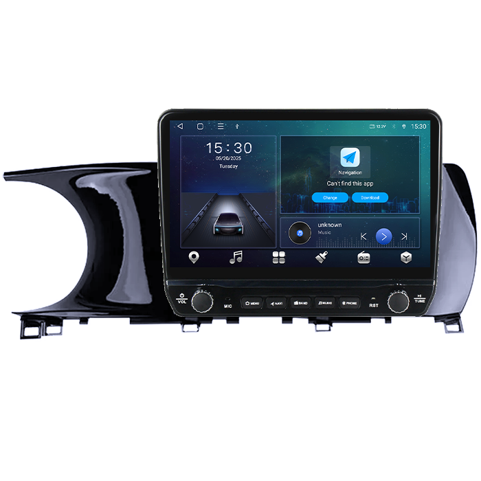 Navigatie dedicata Kia K5 3 2020-2021 Tesla cu butoane rotative model 2024, 4GB RAM 64GB ROM, Procesor Quadcore, Android 14, Display QLED 10", DSP, Carplay&Android Auto [6]