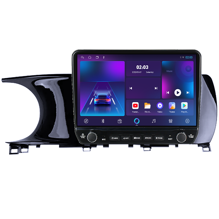 Navigatie dedicata Kia K5 3 2020-2021 Tesla cu butoane rotative model 2024, 4GB RAM 64GB ROM, Procesor Quadcore, Android 14, Display QLED 10", DSP, Carplay&Android Auto [5]