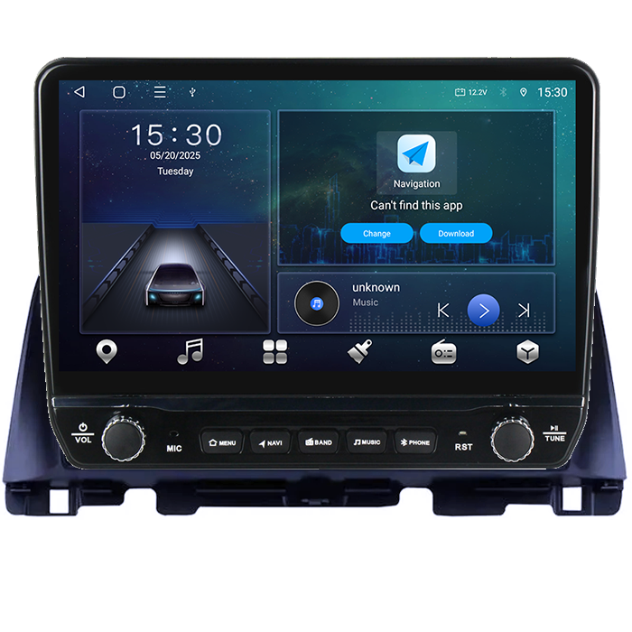 Navigatie dedicata Kia Optima 4 JF 2015-2020 Tesla cu butoane rotative model 2024, 4GB RAM 64GB ROM, Procesor Quadcore, Android 14, Display QLED 10", DSP, Carplay&Android Auto [6]