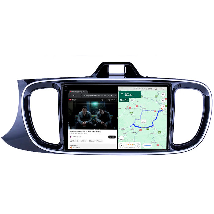 Navigatie dedicata Kia Pegas 2018-2020, 4GB RAM 64GB ROM, Quadcore, Android 14, Display QLED 1K, 9", DSP, Carplay&Android Auto, Suport camere AHD [5]