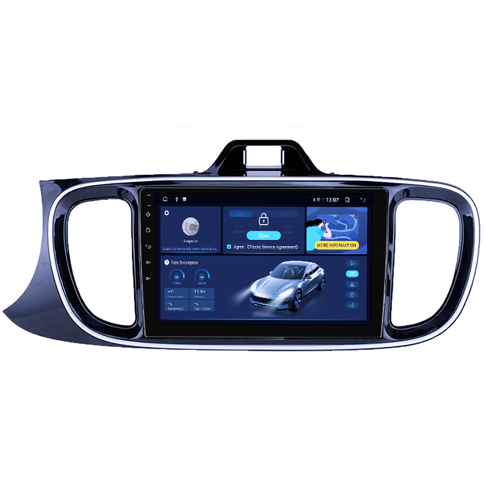 Navigatie dedicata Kia Pegas 2018-2020, 8GB RAM 128GB ROM, Octacore, Platforma TS18, Android 14, Display QLED 9”, Suporta camera 360º, DSP, Carplay&Android Auto, SIM 4G, Ventilator Activ [3]