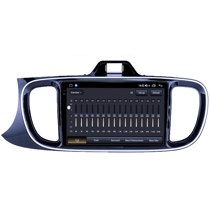 Navigatie dedicata Kia Pegas 2018-2020, 8GB RAM 128GB ROM, Octacore, Platforma 7862, Android 14, Display QLED 9" 2K, Suporta camera 360", DSP, Carplay&Android Auto, S [3]