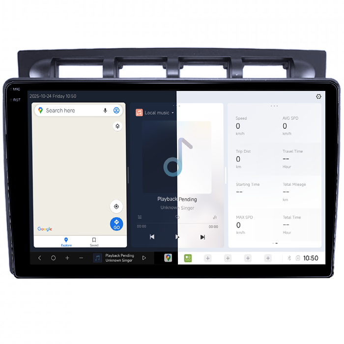 Navigatie dedicata Kia Picanto 2004-2007, DUDU3, 4GB RAM 64GB ROM, Octacore, Platforma 8581, Android, Display QLED 9", DSP, Carplay&AndroidAuto [2]