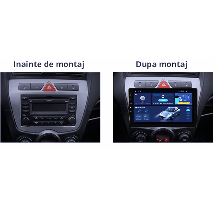 Navigatie dedicata Kia Picanto 2007-2011, 12GB RAM 256GB ROM, Android 14, Rezolutie 2K, Display QLED, 9", DSP, Carplay, Android Auto, Internet, Youtube, Waze, Wi Fi, USB [5]