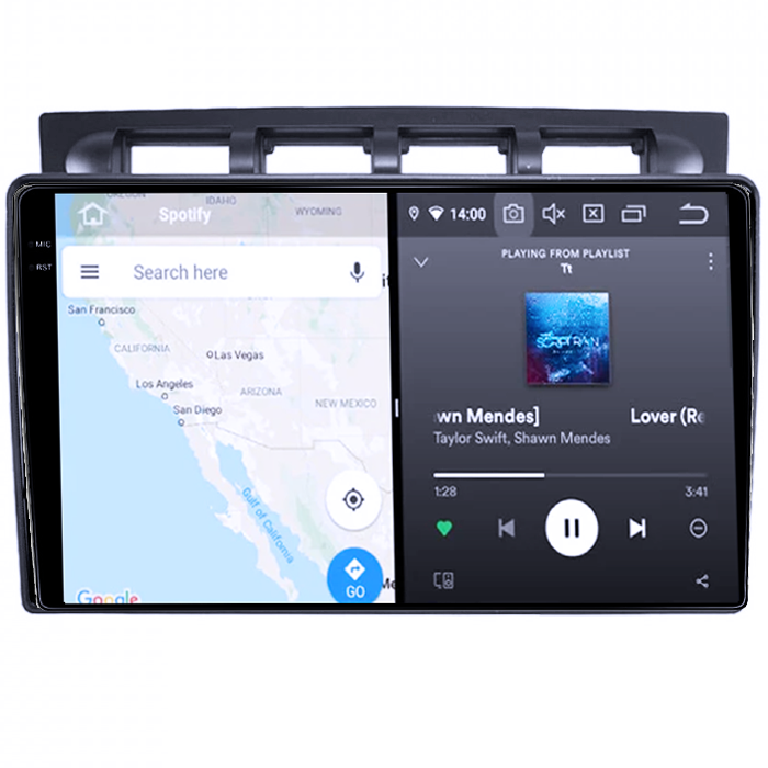 Navigatie dedicata Kia Picanto 2004-2007, 8GB RAM 128GB ROM, Octacore, Platforma 7862, Android 14, Display QLED 9" 2K, Suporta camera 360", DSP, Carplay&Android Auto, [2]