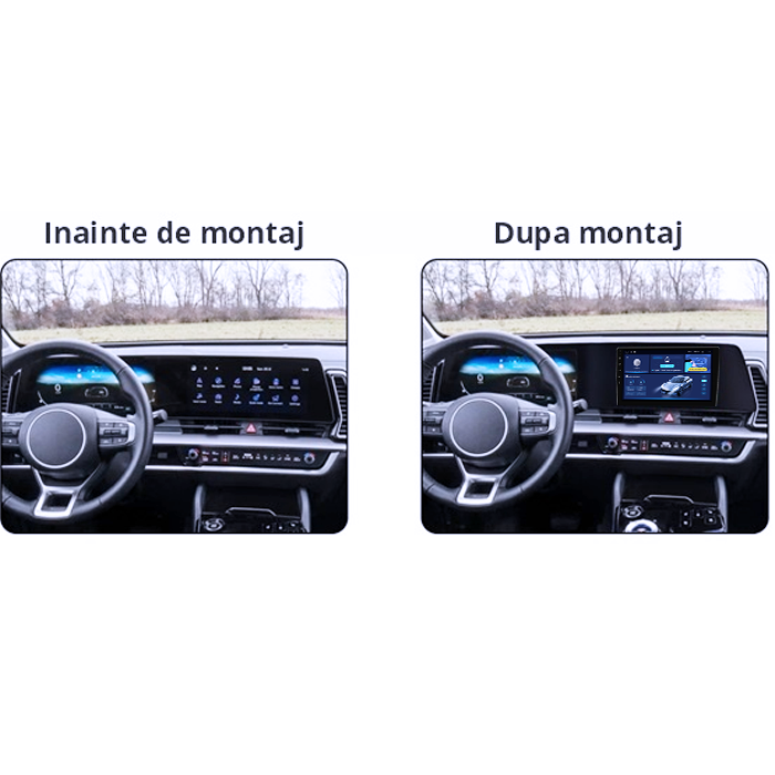 Navigatie dedicata Kia Sportage 2021+, 12GB RAM 256GB ROM, Android 14, Rezolutie 2K, Display QLED, 9", DSP, Carplay, Android Auto, Internet, Youtube, Waze, Wi Fi, USB [5]