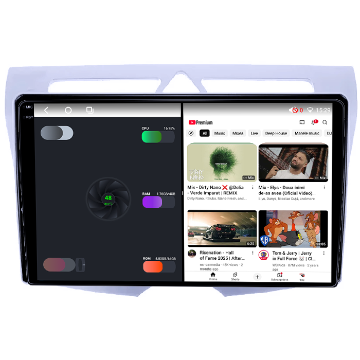 Navigatie dedicata Kia Picanto 2007-2011, 4GB RAM 32GB ROM, Octacore, Android 14, Display QLED 1K 9", DSP, Carplay&Android Auto, SIM 4G, Bluetooth, Ventilator Activ [3]
