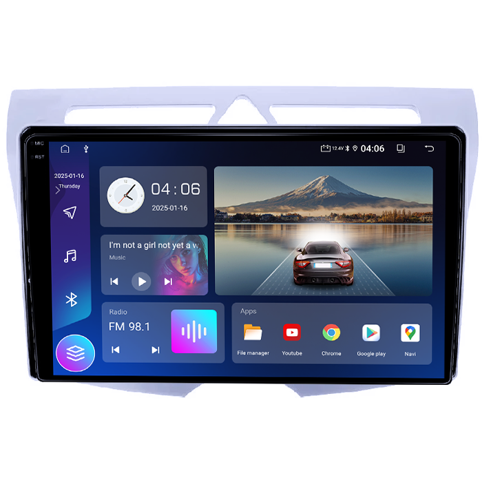 Navigatie dedicata Kia Picanto 2007-2011, 4GB RAM 64GB ROM, Quadcore, Android 14, Display QLED 1K, 9", DSP, Carplay&Android Auto, Suport camere AHD [2]