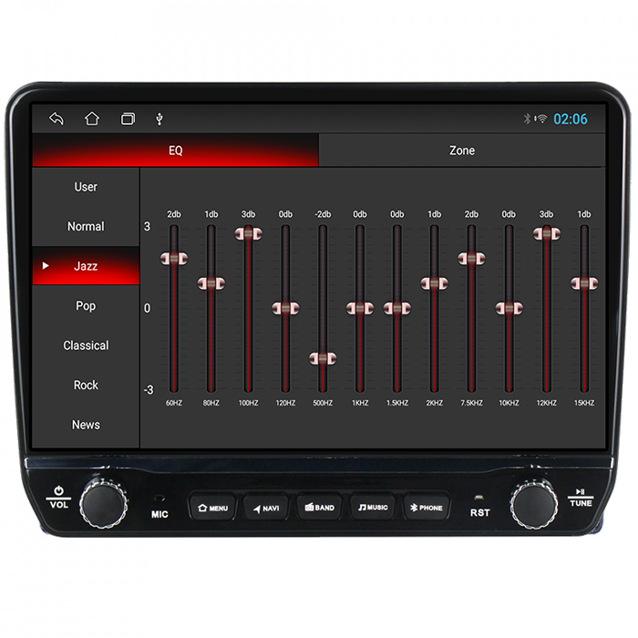Navigatie dedicata Kia Picanto 2004-2007 Tesla cu butoane rotative model 2024, 4GB RAM 64GB ROM, Procesor Quadcore, Android 14, Display QLED 10", DSP, Carplay&Android Auto [2]