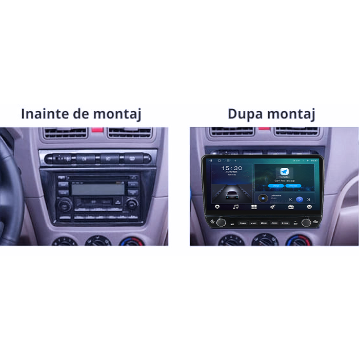 Navigatie dedicata Kia Picanto 2004-2007 Tesla cu butoane rotative model 2024, 4GB RAM 64GB ROM, Procesor Quadcore, Android 14, Display QLED 10", DSP, Carplay&Android Auto [7]