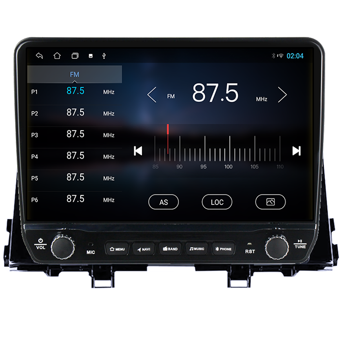 Navigatie dedicata Kia Picanto 2016+ Tesla cu butoane rotative model 2024, 4GB RAM 64GB ROM, Procesor Quadcore, Android 14, Display QLED 10", DSP, Carplay&Android Auto [2]