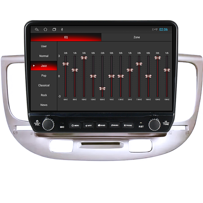 Navigatie dedicata Kia RIO2 2005-2011 Tesla cu butoane rotative model 2024, 4GB RAM 64GB ROM, Procesor Quadcore, Android 14, Display QLED 10", DSP, Carplay&Android Auto [3]