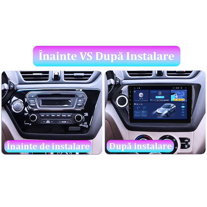 Navigatie dedicata Kia Rio 2011-2015, 8GB RAM 128GB ROM, Octacore, Platforma TS18, Android 13, Display QLED 9”, Suporta camera 360º, DSP, Carplay&Android Auto, SIM 4G, Ventilator Activ [5]