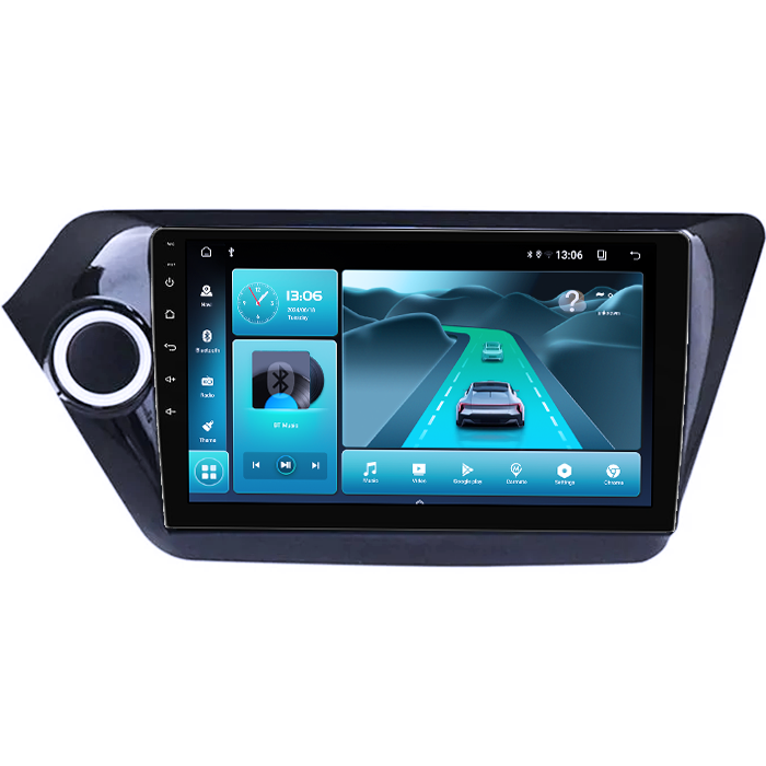 Navigatie dedicata Kia Rio 2011-2015, 8GB RAM 128GB ROM, Octacore, Platforma TS18, Android 13, Display QLED 9”, Suporta camera 360º, DSP, Carplay&Android Auto, SIM 4G, Ventilator Activ [3]